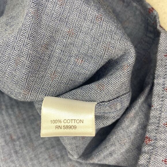 Men’s long sleeve button down shirt 2XT ROWM - Picture 9 of 9